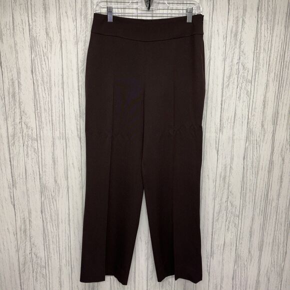 Womens Size 6 Akris Brown Wool Pants EUC - Picture 1 of 5